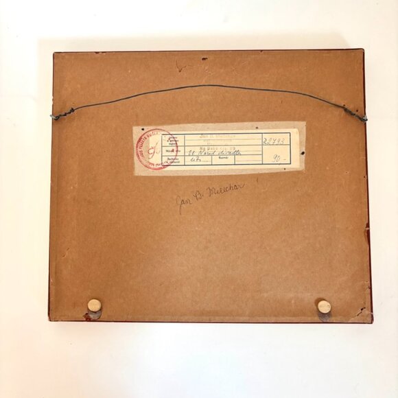 Vintage Signed Ink & Watercolor Painting 'U Národ Divadle' by Jan B Melichar - Picture 8 of 9